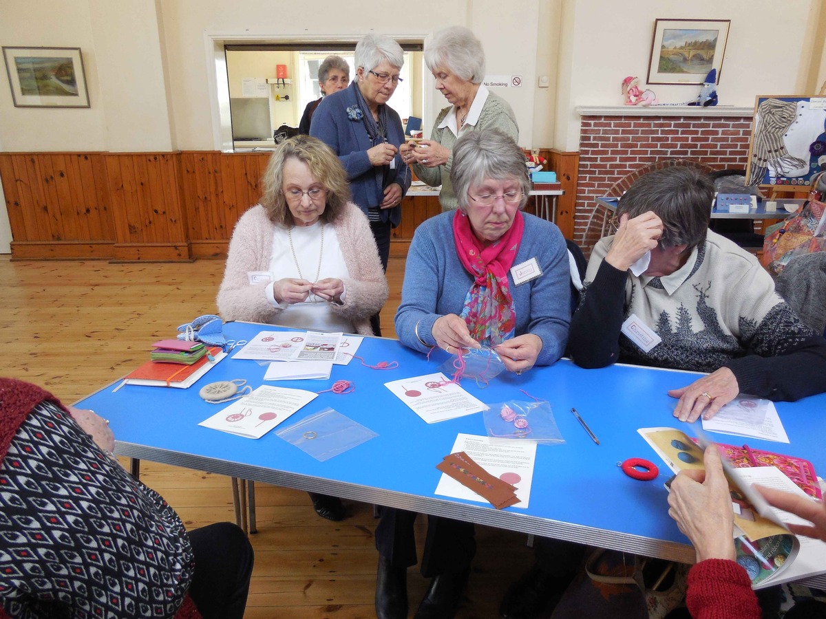 Caroline, Jenny Ch, Sheila Meredith, Jenny Cr and Chris M